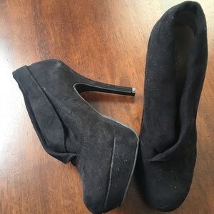 Target black ankle heels